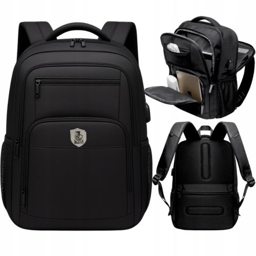 Stylish 17-inch Laptop Backpack with USB Port – Waterproof and Anti-Theft Features – Ideal for School, Travel, and Everyday Use