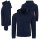  THICK WORK FLEECE Work jacket with removable REINFORCED HOOD