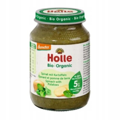  HOLLE Bio Organic Dinner for infants Spinach-potato 5m+, 190g from 5 months 190 g vegetables, potatoes