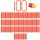  NERF DARTS RED WAFFLE SOFT HEAD 100 PCS