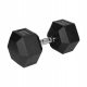  Cast iron rubber dumbbell HEX 35kg Rebel hexagonal SOLID