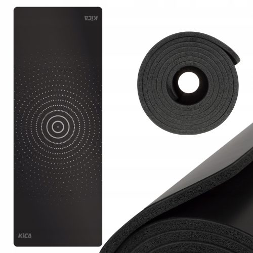  KiCa Exercise Mat 183cm x 68cm Black