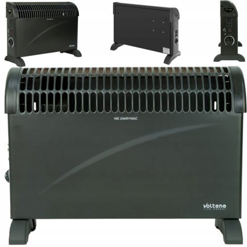  Volteno 2001 W convector heater black