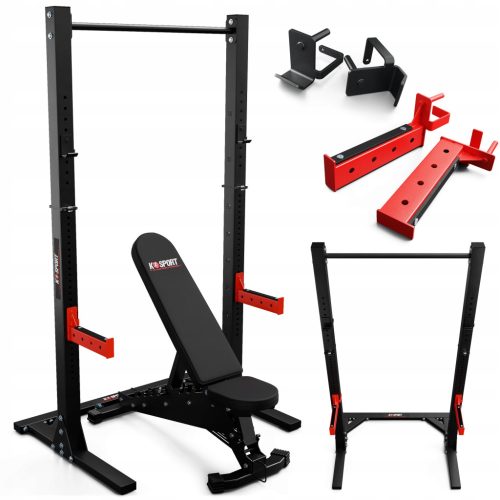  SEMI-PROFESSIONAL BENCH + RACK pull-up bar set Racks