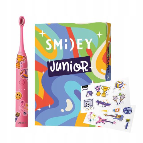  Sonic toothbrush for children from 7 years, Smiley Junior, stickers, washing calendar