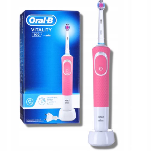  Oral-B Vitality 100 electric toothbrush, pink