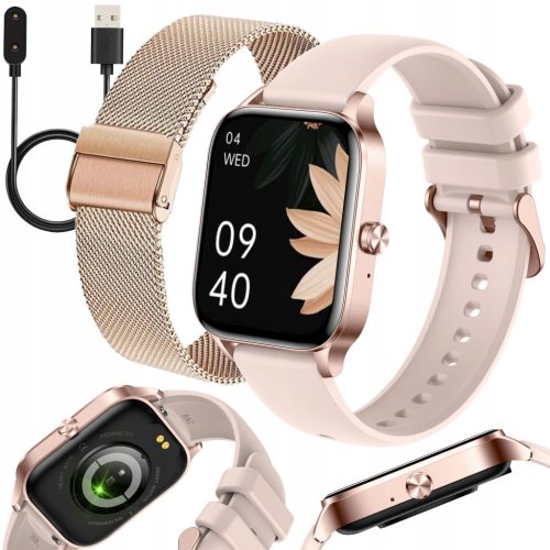  Smartwatch LEWER Women's Watch Polish Menu HD Conversations gold