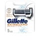  Gillette razor cartridges, 5 pieces