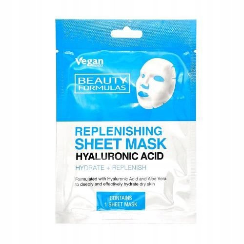  BEAUTY FORMULAS Sheet mask Hyaluronic acid, 1 pc.