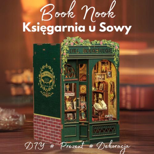  DIY MINIATURE HOUSE - Owl's Bookstore | Book Nook | DIY | 3D Puzzle