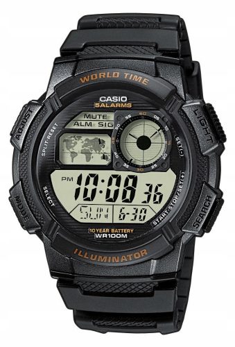  CASIO AE-1000W SPORTS WATCH for SWIMMING 10 BAR