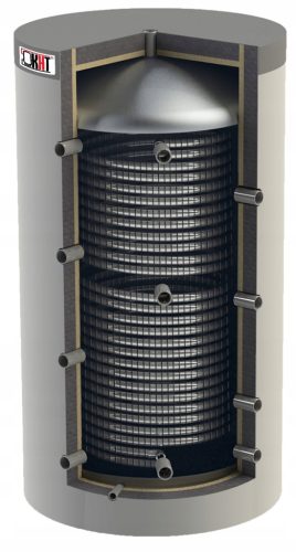  Heat buffer with DHW coil 500L Hygienic buffer 500L DHW tank 500L