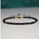  Bracelet Tourmaline Black 3mm - Crystals Break Talisman Gift