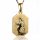  Carmelite Scapular, 925 silver, gold plated, jeweler's enamel