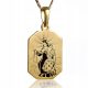  Carmelite Scapular, 925 silver, gold plated, jeweler's enamel