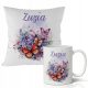  GIFT FOR A GIRL - MUG + PILLOW SET - BUTTERFLY