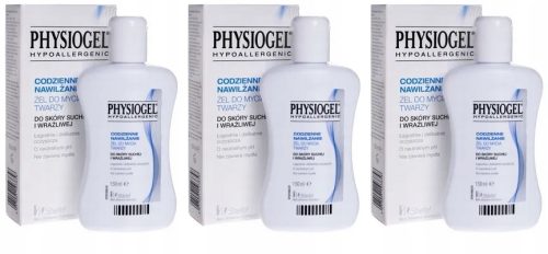 Physiogel Daily Moisture Therapy Facial Wash Gel for Dry, Sensitive Skin - 4 Pack