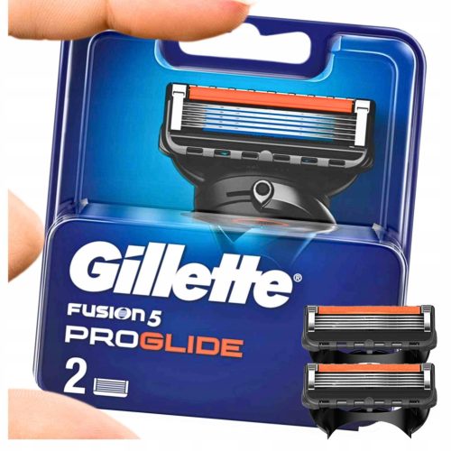  Gillette Fusion 5 Proglide blades, cartridges, knives x 2 pieces, original sharp