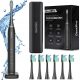  Sonic Toothbrush Case, 5 Modes, 6 Tips, Alpha Induction