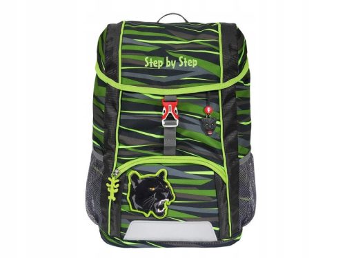 Step by Step Junior Kid Wild Cat Chiko Backpack in Gray-Green