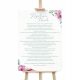  RULES for a fun party poster 50x70 cm Fuchsia Buttercup