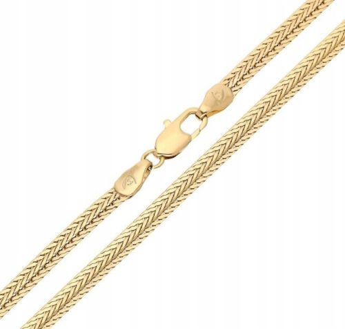  CHAIN gold plated spike Surgical steel 316 L 55 cm 3 mm quality
