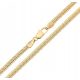  CHAIN gold plated spike Surgical steel 316 L 55 cm 3 mm quality