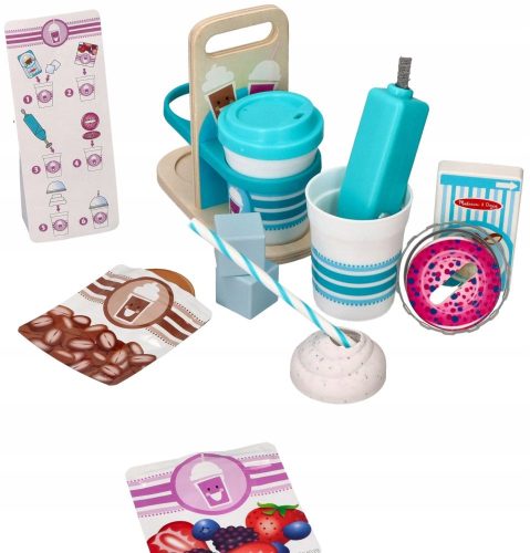  Melissa&Doug Hot and Cold Drinks On-The-Go Set with Frother