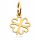  GOLDEN CLOVER PENDANT SIZE 333