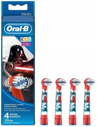  Oral-B Star Wars Toothbrush Heads, 4 Pack