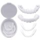  2 ARTIFICIAL TEETH TEMPORARY UPPER AND LOWER OVERLAYS