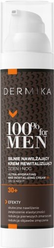  DERMIKA 100% FOR MEN MOISTURIZING FACE CREAM 30+ 100 ML FOR MEN