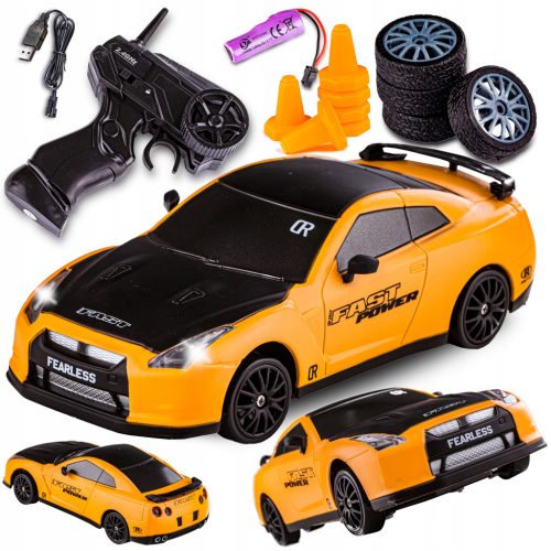  Car DRIFT Car NISSAN GTR 4x4 2.4GHz 1:24