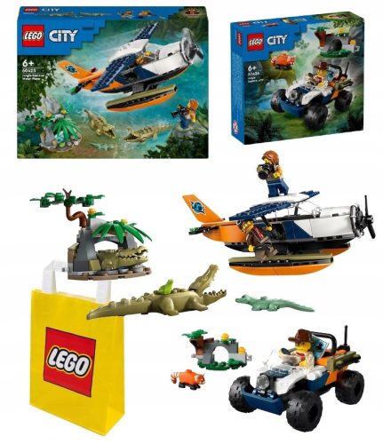  LEGO City Jungle Explorer Hydrofoil (60425) BLOCKS GIFT