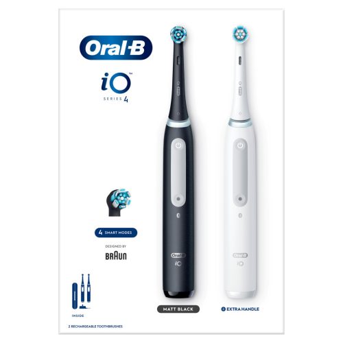  Oral-B iO 4 Black White Electric Toothbrushes