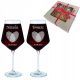  2 KROSNO WINE GLASSES with engraving wedding gift