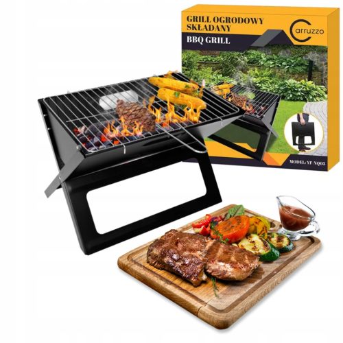  PORTABLE FOLDABLE CHARCOAL TOURIST GRILL BBQ