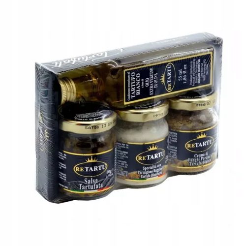  Set of Italian truffle specialties - olive oil and sauces ReTartu