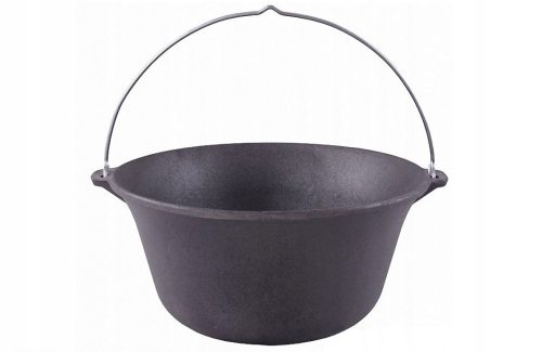  Hanging cast iron cauldron for goulash - 7.2 L