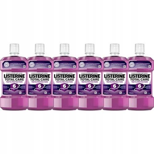  Listerine Total Care Mouthwashes 500 ml x 6 pieces