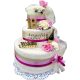  Beautiful Birthday Gift for a Woman Cake with Towels Soap Flowers Inscription