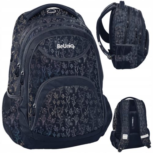 BeUniq Floral Teen School Backpack - Fashionable & Durable Design