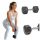  Pretorians coated/rubberized fixed dumbbells 1x 12.5 kg