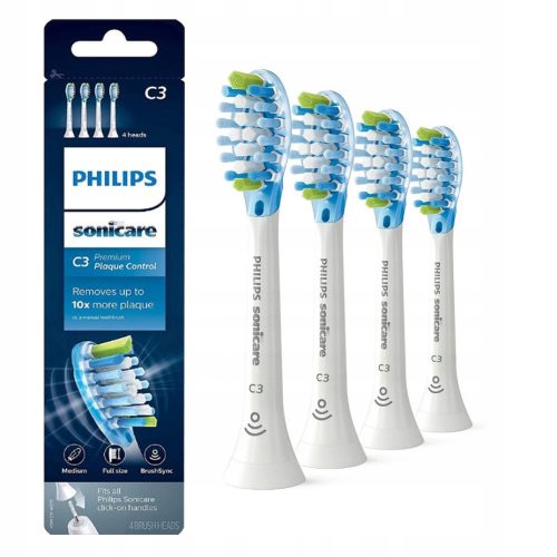  4x Philips Plaque Defense Sonicare C3 Premium HX9044 Spitzen