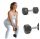  Pretorians 1x 10 kg coated/rubberized fixed dumbbells