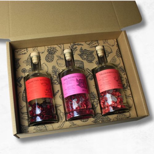  Gift set for making fruit liqueurs, 3 flavors