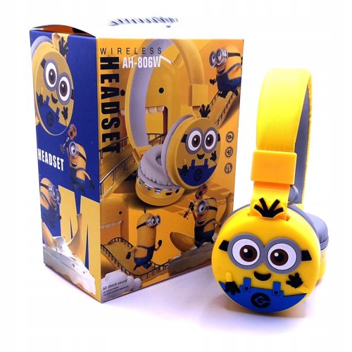  Bluetooth wired and wireless headphones, FM, mSD card Aku MINIONKI