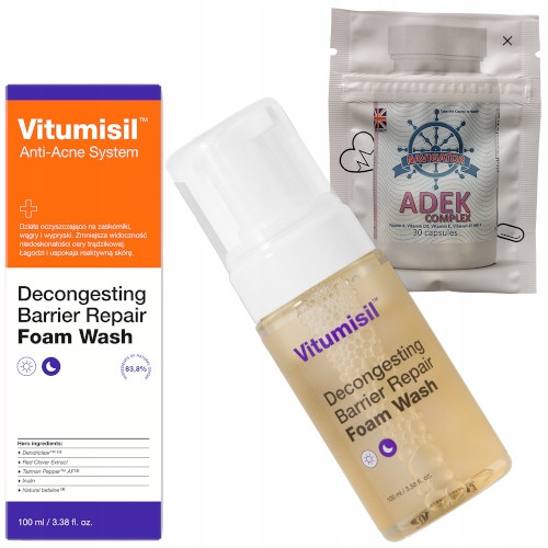 Dermz Vitumisil™ Foam Wash: Gentle Acne Prevention & Skin Soothing