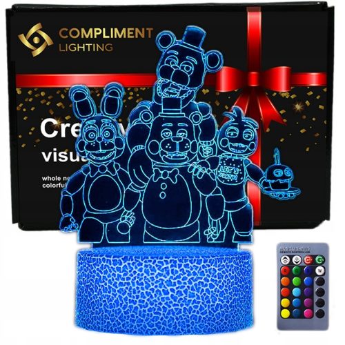  3D Night Light LED USB Five Nights at Freddy's