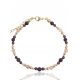  Bracelet Sunstone Garnet Hematite